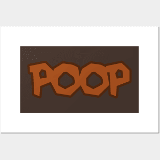 This shirt says POOP on it Posters and Art